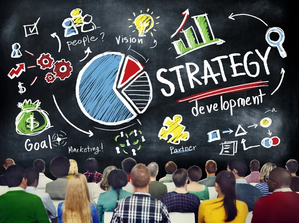 People at seminar and Strategy Concept — Stock Photo, Image