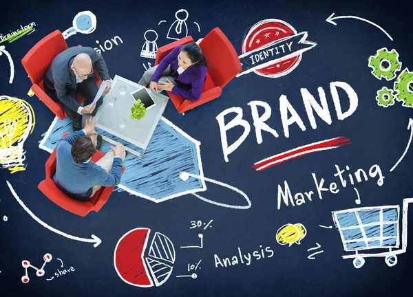 브랜드 마케팅 개념 — 스톡 사진