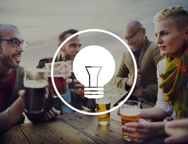 Light Bulb idéer koncept — Stockfoto