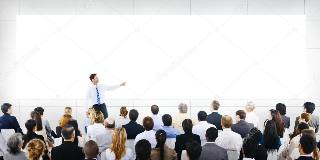 Business People during corporate discussion