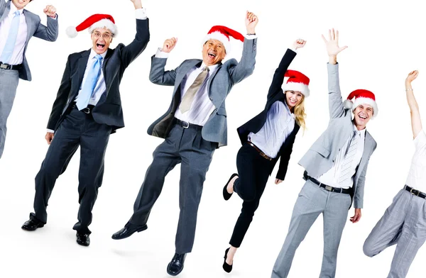 Business People festeggia il Natale — Foto Stock