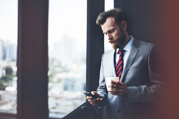 Businessman Working in Office — Stock Photo, Image