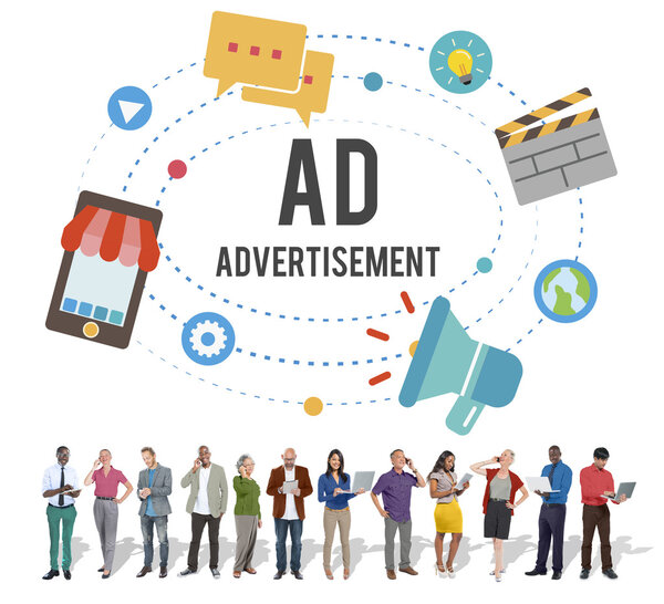 Business team standing together