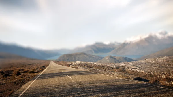 Manzara Contry yol seyahat konsepti — Stok fotoğraf