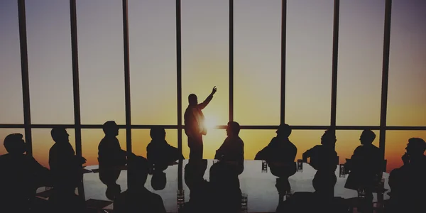 Equipe de negócios na reunião — Fotografia de Stock