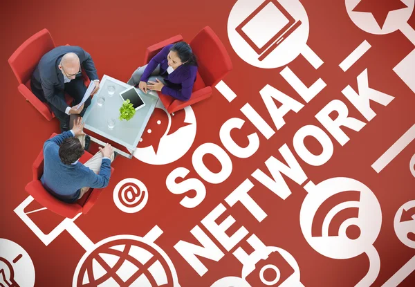 Social Network Internet Concept — Stock Photo, Image