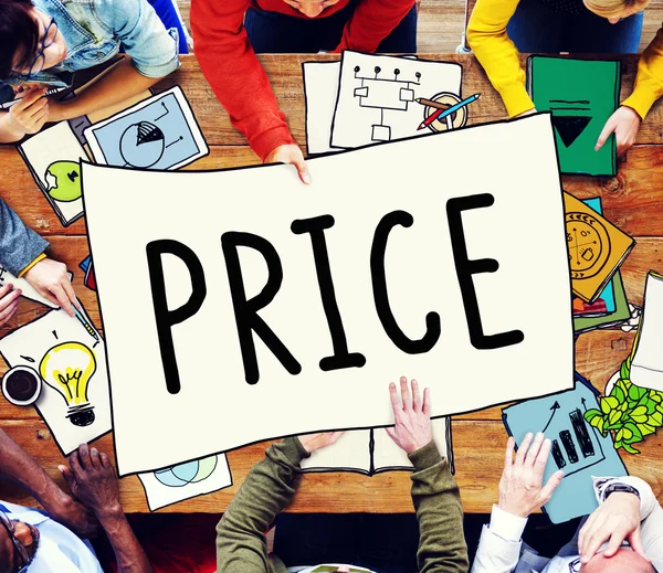 Business People e concetto di prezzo — Foto Stock
