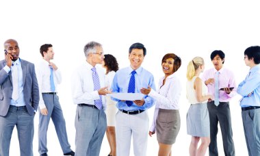 Grup başarılı iş adamları