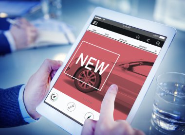 Yeni yenilik teknoloji, araba ana kavram