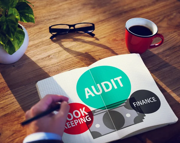 Audit Bookkeeping Finance Concept — Stock Photo, Image