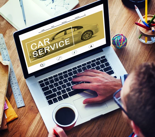 Auto-Service-Konzept — Stockfoto