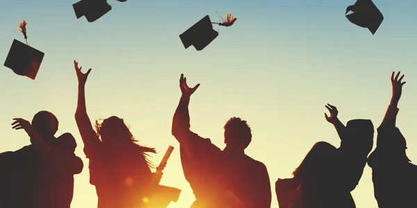 Grupo de estudiantes de graduados — Foto de Stock