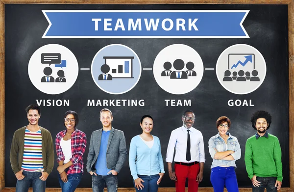 Verbinding Teamwork Concept — Stockfoto