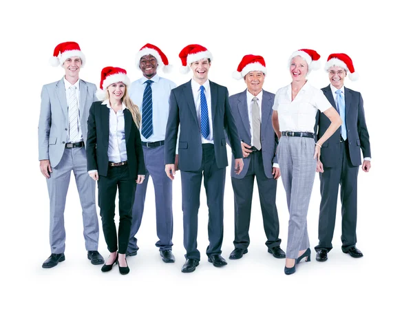 Business People festeggia il Natale — Foto Stock