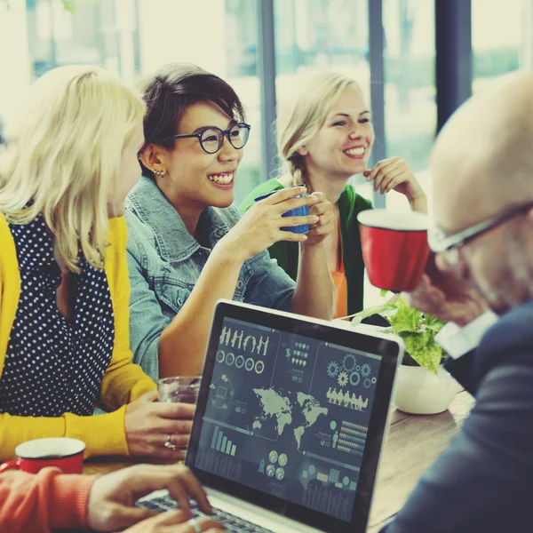 Gente alegre de negocios — Foto de Stock