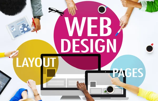 Concetto di Web design — Foto Stock