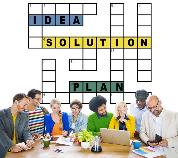 Lösning idéer Plan koncept — Stockfoto