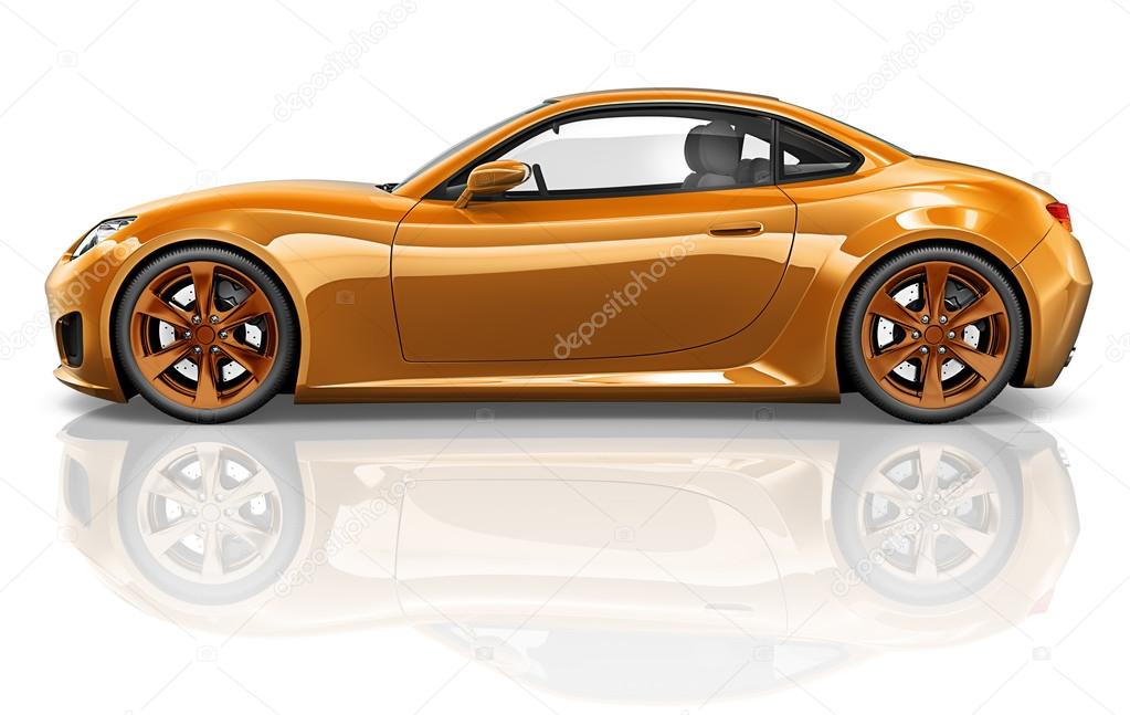 modern car illustration