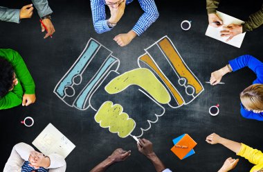 çalışan iş adamları 