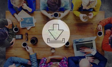 Teknoloji Internet kavramı İndiriyor