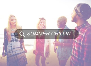 Yaz arkadaşlar eğlenmeye