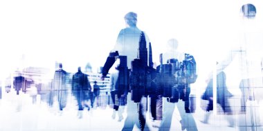 yürüyüş iş adamları