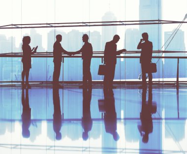 İş adamları Office kavramı grup