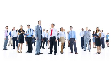 Kendine güvenen iş işçi