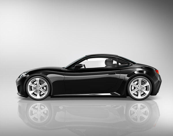 modern car illustration