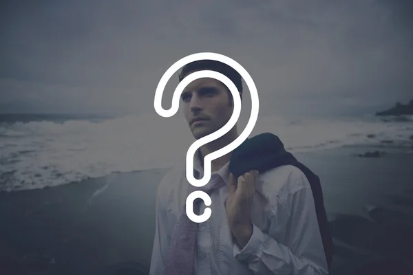 Question Mark,  FAQ Concept — Stock Photo, Image