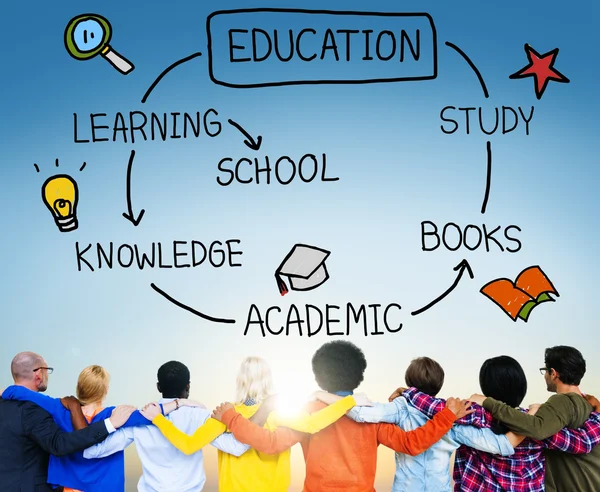 Koncepcja studiów wiedzy edukacji — Zdjęcie stockowe