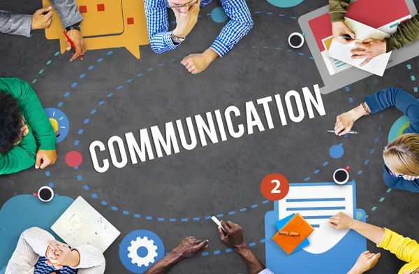 Communicatie, babbelen Concept — Stockfoto