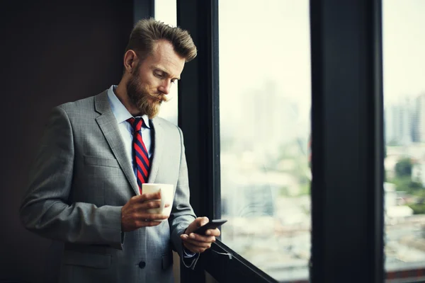 Conceito de trabalho do empresário — Fotografia de Stock