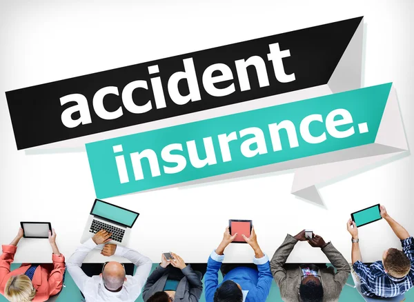Olycksfallsförsäkring, skydd koncept — Stockfoto
