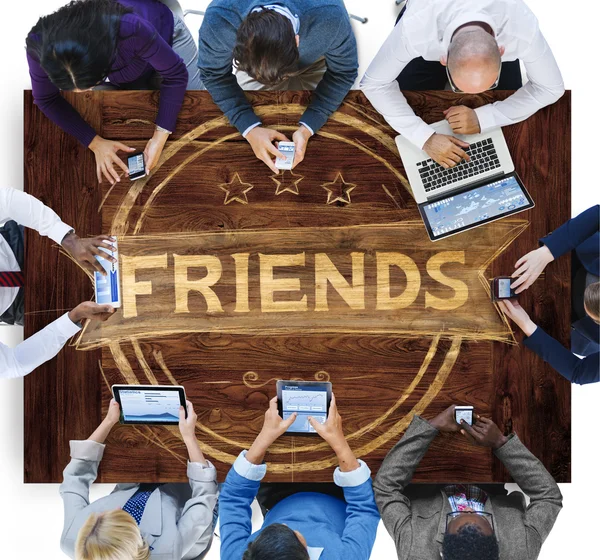 Vrienden, relatie Concept — Stockfoto