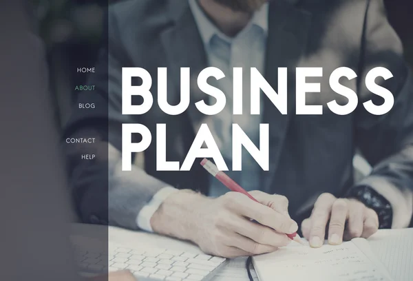 Concepto de plan de negocio —  Fotos de Stock