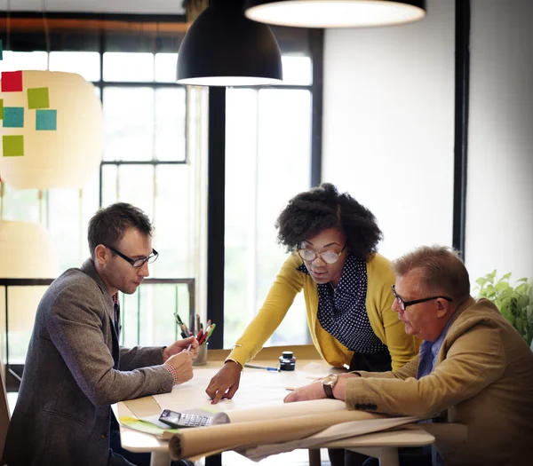 Concepto de reunión de arquitectos —  Fotos de Stock