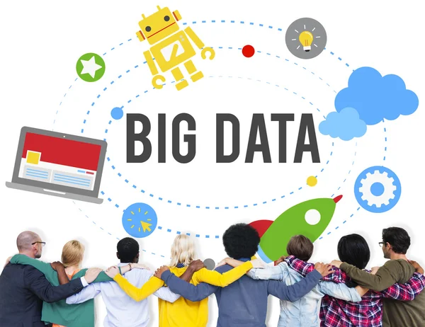 Concepto de almacenamiento de Big Data —  Fotos de Stock