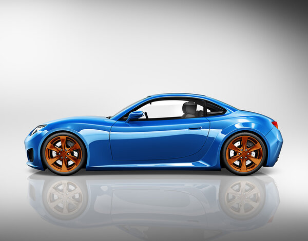 modern car illustration