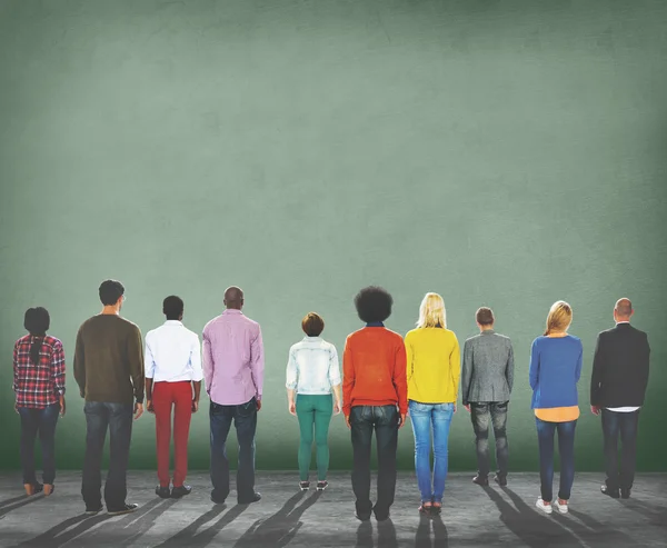 Diversity People Community Standing, Teamwork Concept — Stock Photo, Image