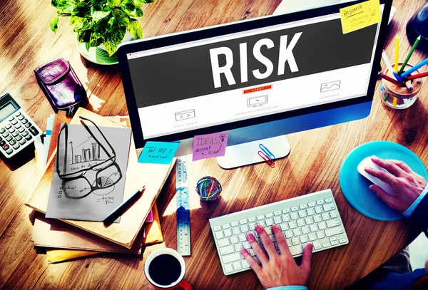 Risk tehlikeli kavramı — Stok fotoğraf