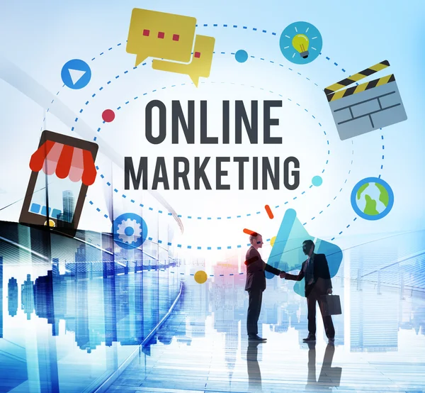 Online Marketing Promotion Campaign Concept — Stock Photo, Image