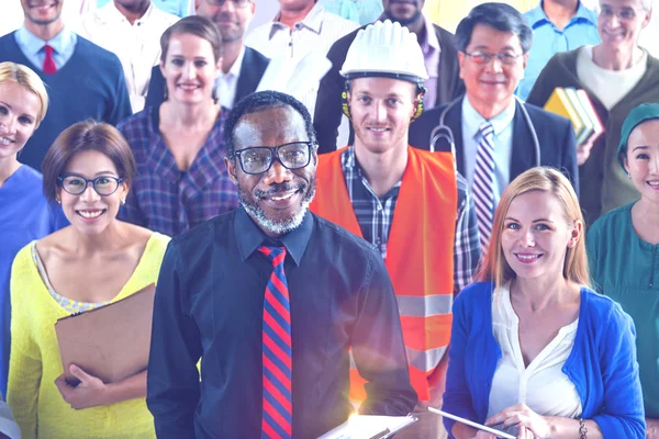 Group of People with Various Occupations — Stock Photo, Image
