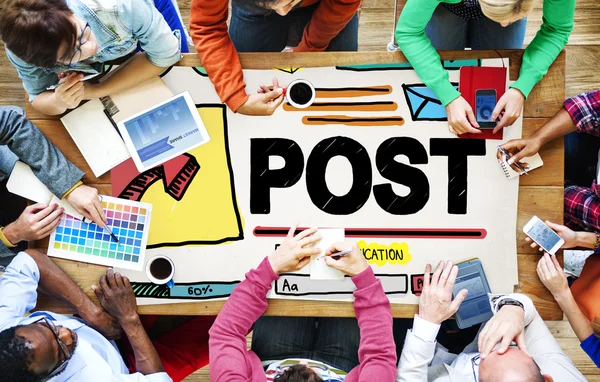 Diversità persone e Social Media Concept — Foto Stock