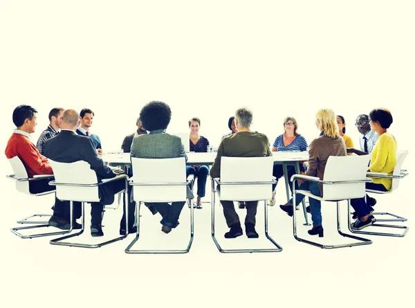 Group of Multi-Ethnic People Meeting Social Networking Concept — Stock Photo, Image