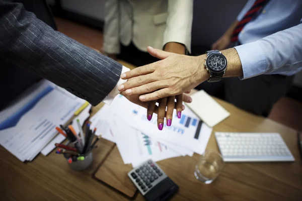 Business Team Hands together — Stock Photo, Image