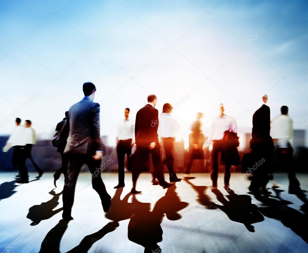 Business People Travel Walking Concept