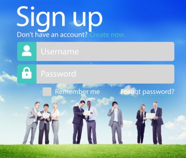 İş takım dijital cihazlar ile