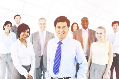 Grup başarılı iş adamları