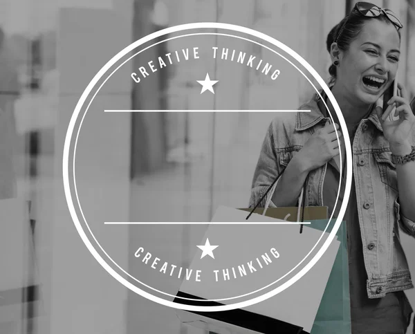 Creative Thinking Brand Stamp — Stock Photo, Image